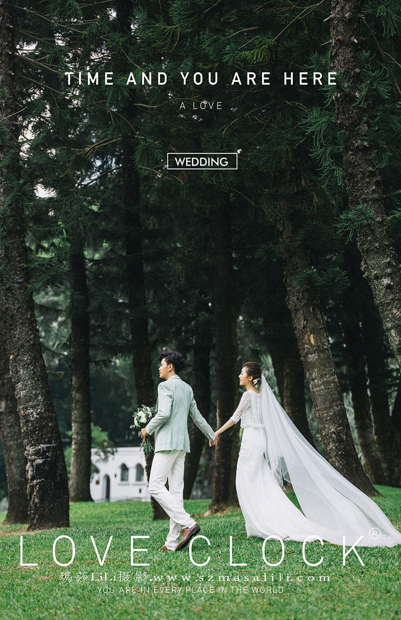 陈先生&刘小姐夫妇小清新唯美森系婚纱照        深圳婚纱摄影玛莎莉莉出品