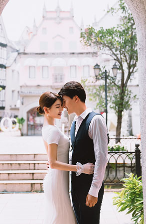 欧陆风情街／法式风格婚纱照