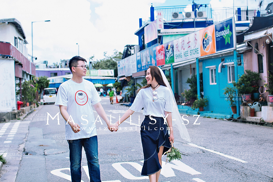 葛小姐&耿先生文艺旅拍香港婚纱照                               旅游婚纱摄影瑪莎LiLi出品