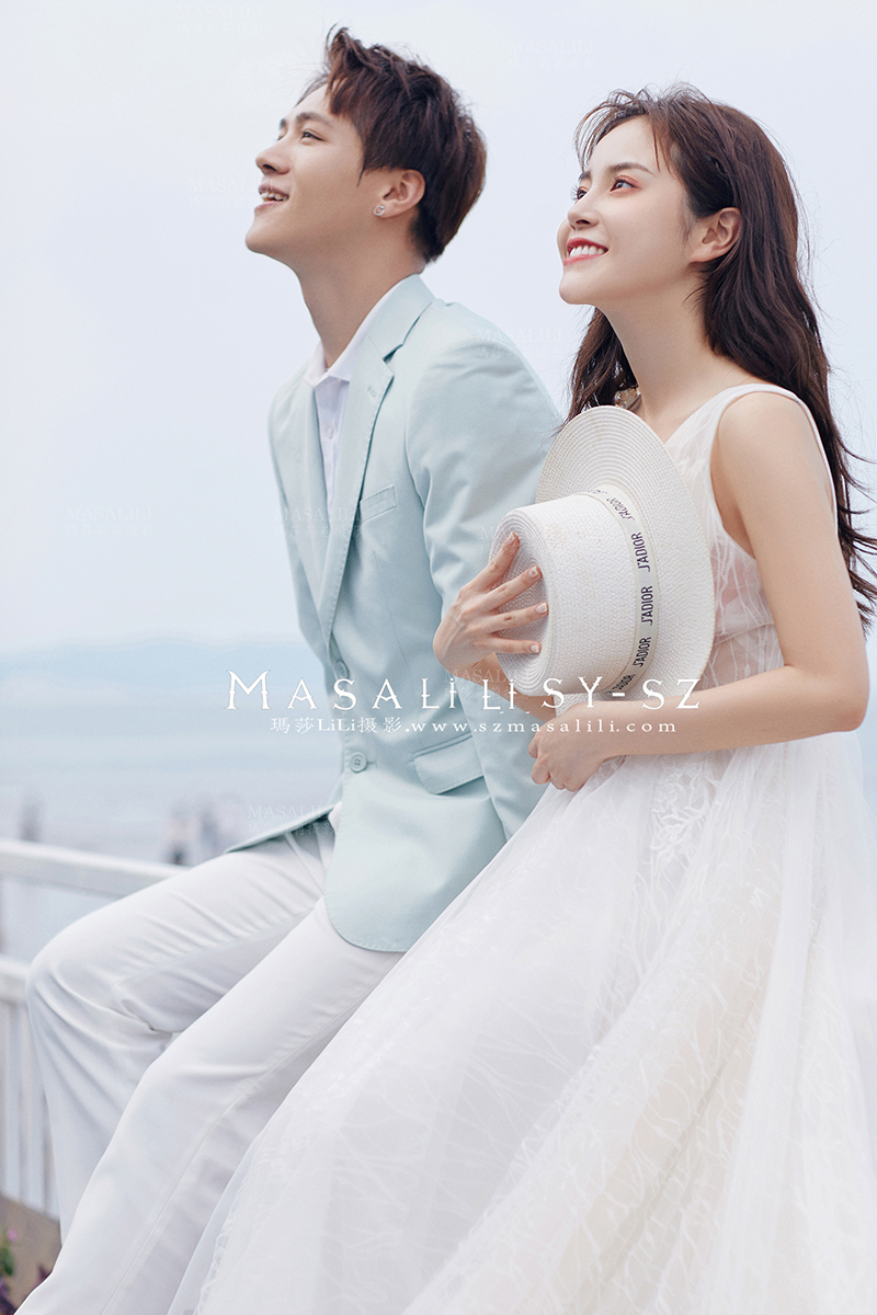 唐先生&江小姐夫妇深圳最美海岸线青青牧场旅拍婚纱照                           瑪莎LiLi出品