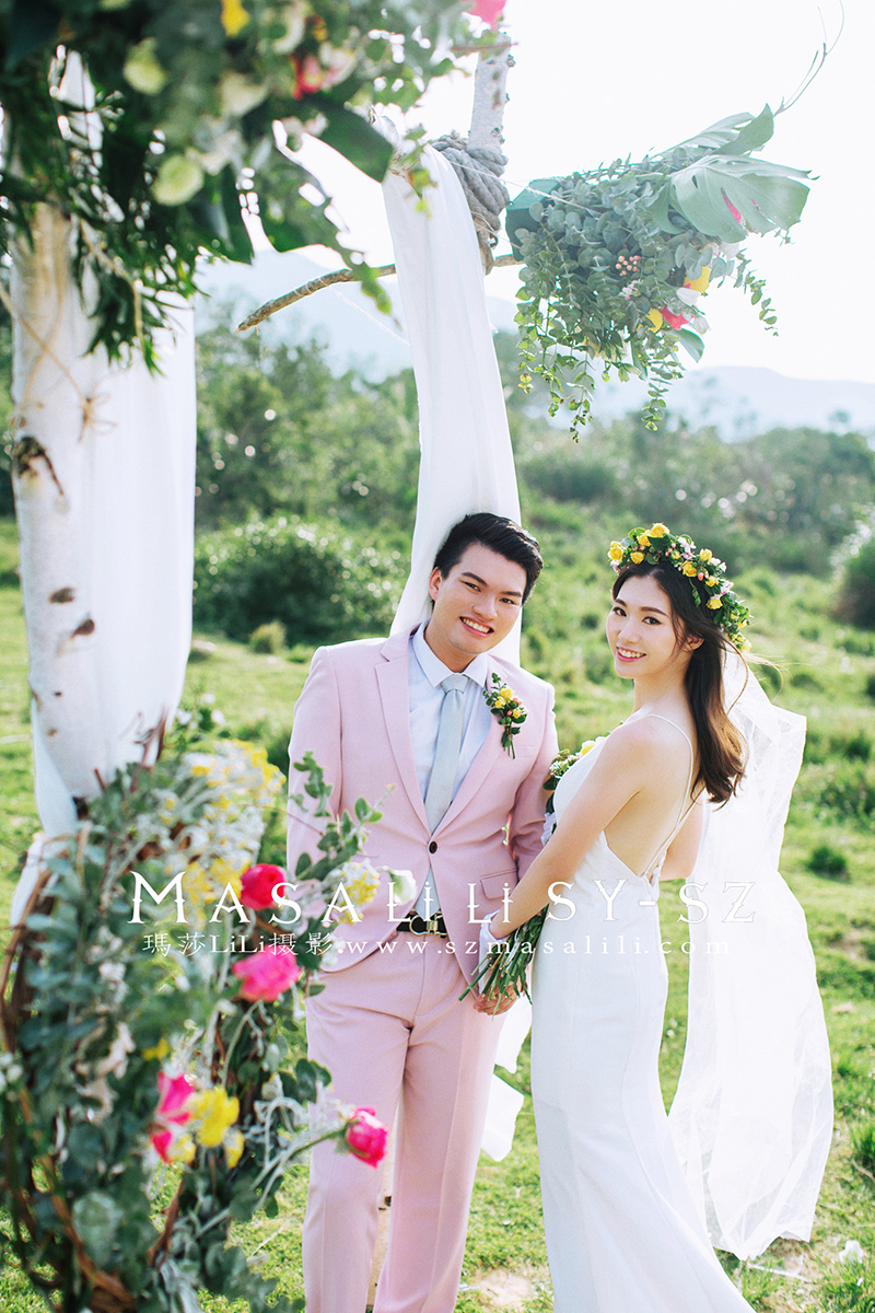 曾先生&郑小姐夫妇青青牧场旅拍婚纱照                        深圳婚纱摄影摄影工作室玛莎莉莉摄影出品