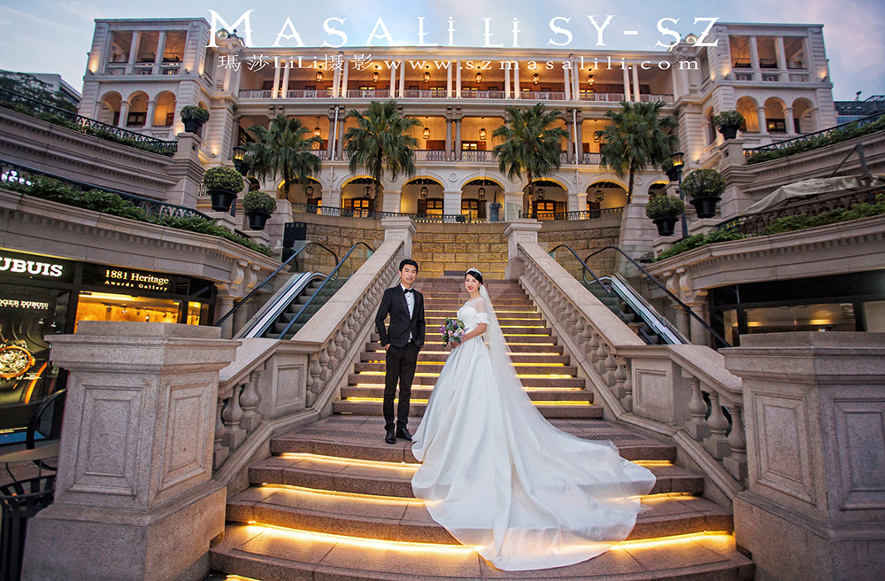 香港旅拍婚纱照凌先生夫妇                 旅游婚纱摄影瑪莎莉莉出品