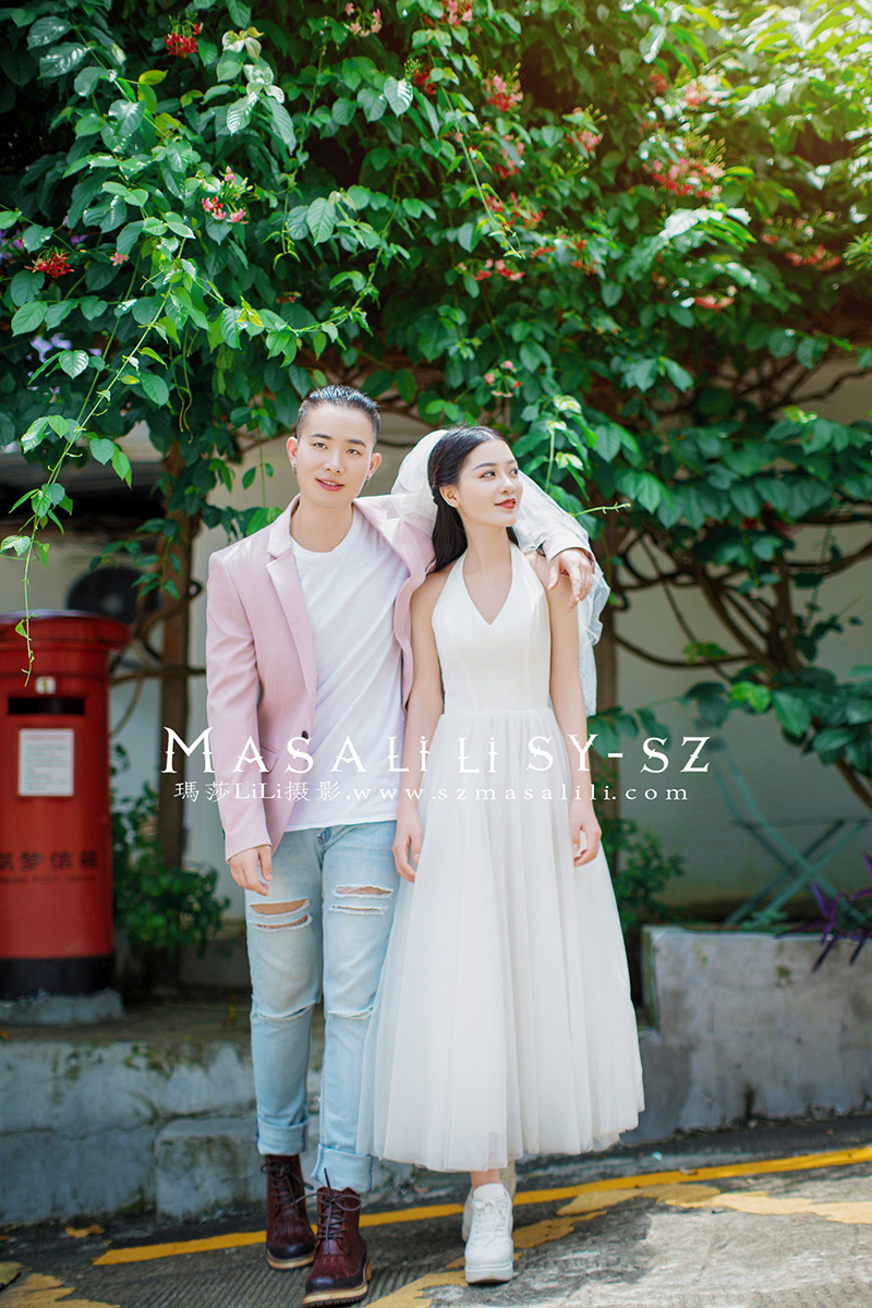 杨先生&小玉夫妇街拍小清新婚纱照                        深圳婚纱摄影工作室玛莎莉莉摄影出品