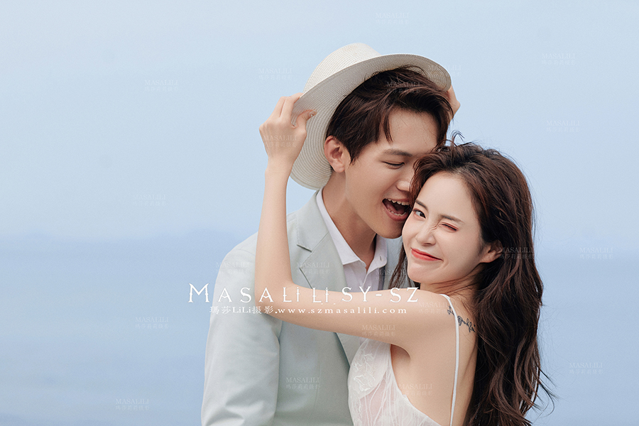 唐先生&江小姐夫妇深圳最美海岸线青青牧场旅拍婚纱照                           瑪莎LiLi出品