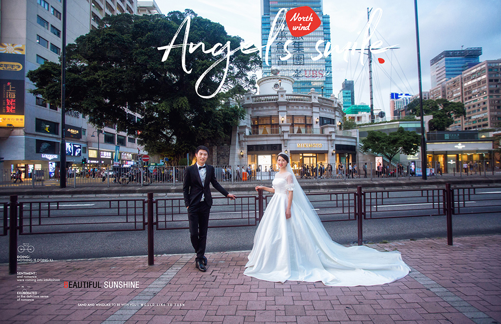 香港旅拍婚纱照凌先生夫妇                 旅游婚纱摄影瑪莎莉莉出品