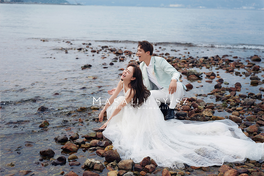 唐先生&江小姐夫妇深圳最美海岸线青青牧场旅拍婚纱照                           瑪莎LiLi出品