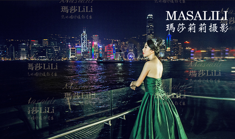 刘先生&顾小姐夫妇香港维多利亚港婚纱照                                                                                                                          深圳婚纱摄影玛莎LiLi出品