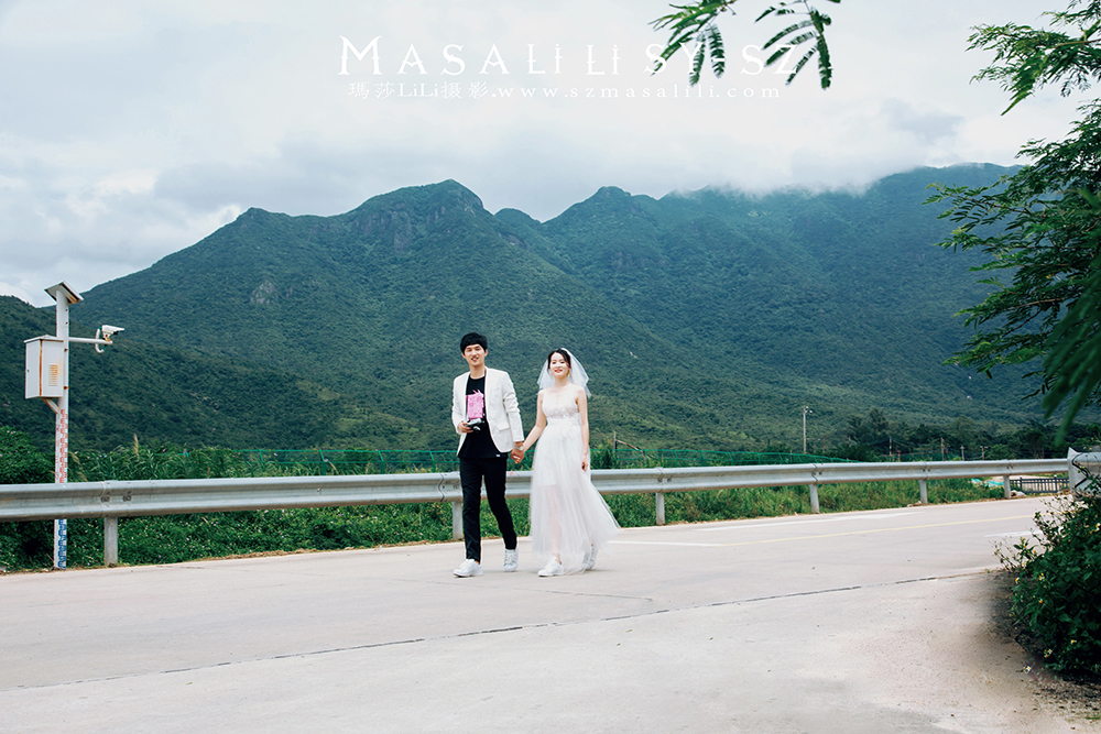 谢先生&肖小姐夫妇旅拍小清新婚纱照                      深圳婚纱摄影玛莎莉莉出品 