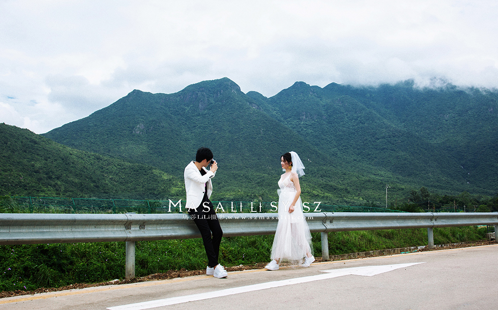 谢先生&肖小姐夫妇旅拍小清新婚纱照                      深圳婚纱摄影玛莎莉莉出品 