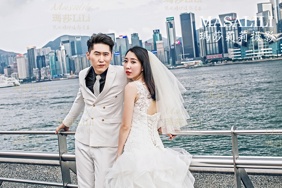 刘先生&顾小姐夫妇香港维多利亚港婚纱照                                                                                                                          深圳婚纱摄影玛莎LiLi出品