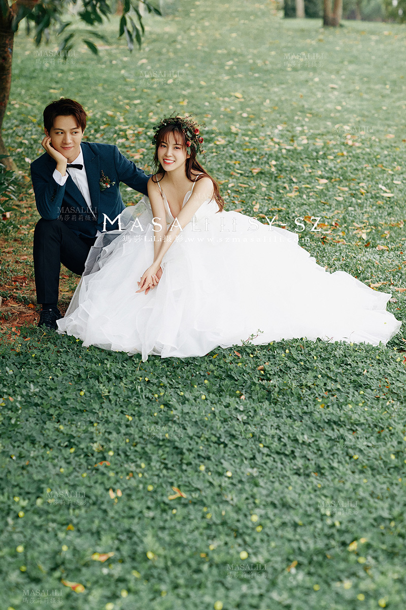 唐先生&江小姐夫妇小清新唯美森系婚纱照                           旅游婚纱摄影瑪莎LiLi出品