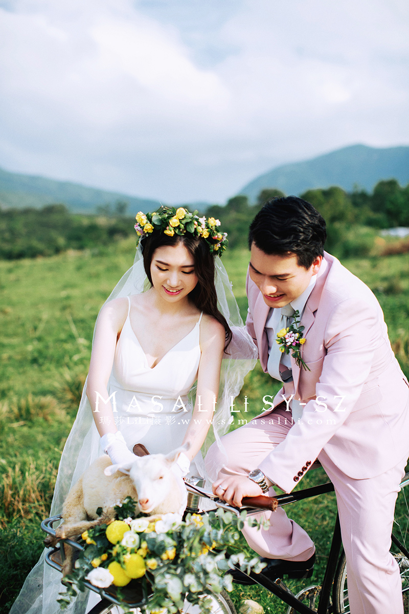 曾先生&郑小姐夫妇青青牧场旅拍婚纱照                        深圳婚纱摄影摄影工作室玛莎莉莉摄影出品