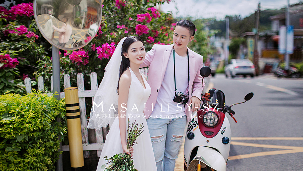 杨先生&小玉夫妇街拍小清新婚纱照                        深圳婚纱摄影工作室玛莎莉莉摄影出品