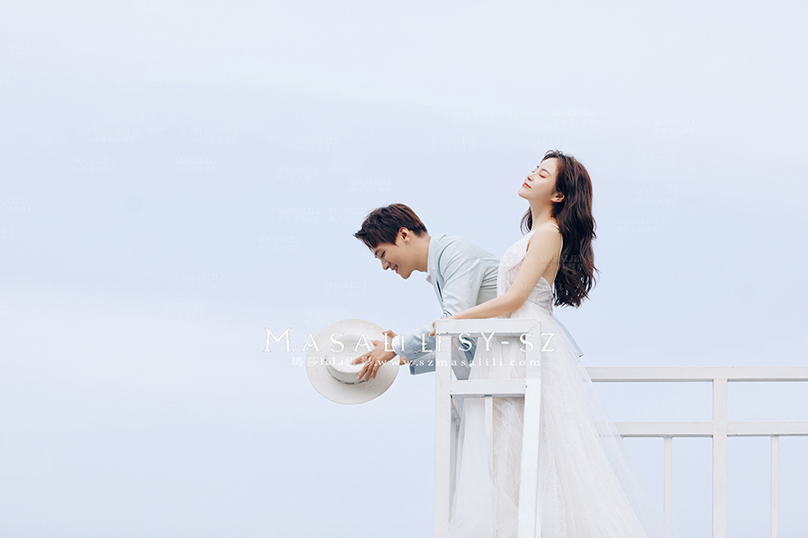 唐先生&江小姐夫妇深圳最美海岸线青青牧场旅拍婚纱照                           瑪莎LiLi出品