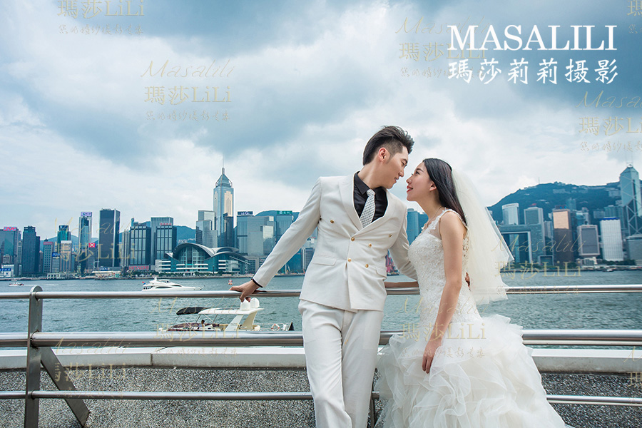 刘先生&顾小姐夫妇香港维多利亚港婚纱照                                                                                                                          深圳婚纱摄影玛莎LiLi出品