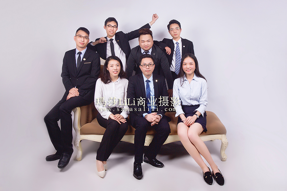 深圳平安团队照拍摄公司企业老总经理个人白领商业形象照定制拍摄