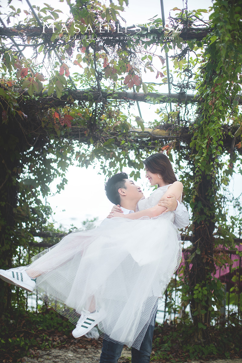 张先生&刘小姐夫妇浪漫婚纱照清新旅拍风婚纱照深圳婚纱摄影玛莎莉莉出品