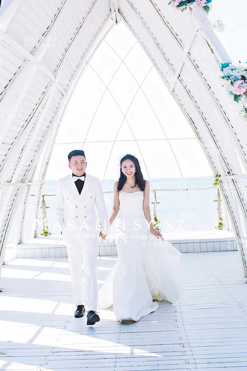 谢先生&陈小姐夫妇幸福浪漫小清新婚纱照                                    深圳婚纱摄影工作室瑪莎LiLi出品                    