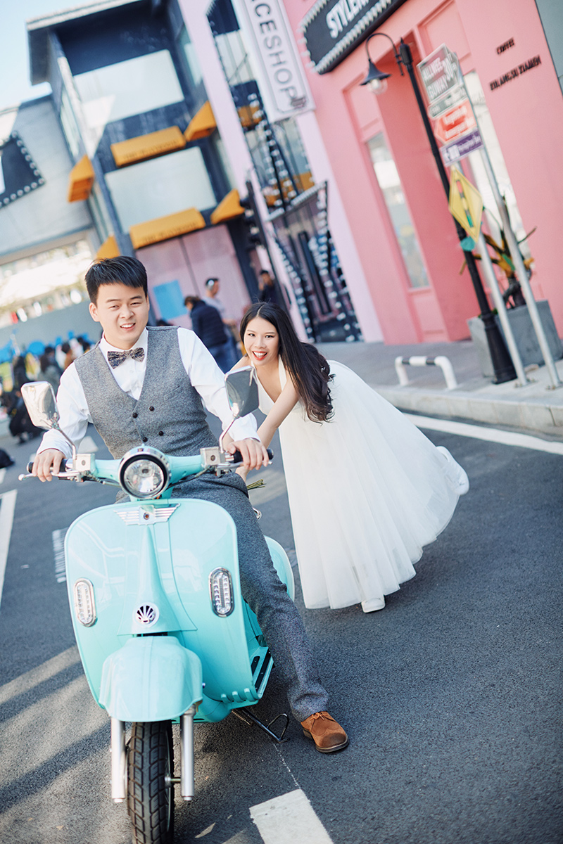 杨先生&吴小姐夫妇幸福浪漫欧式城堡旅拍婚纱照 深圳婚纱摄影瑪莎莉莉出品