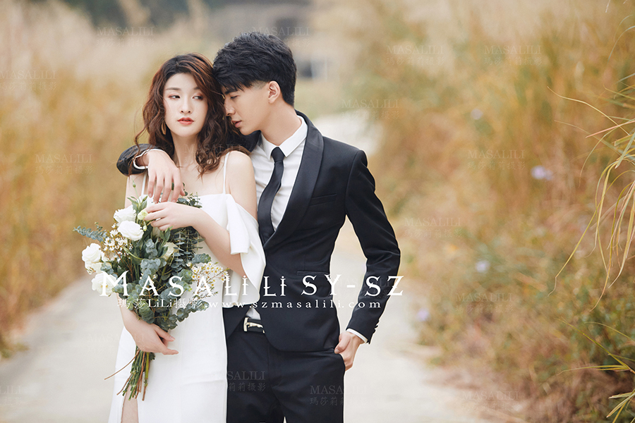 蔡先生夫妇浪漫芦苇婚纱照深圳婚纱摄影工作室瑪莎LiLi出品