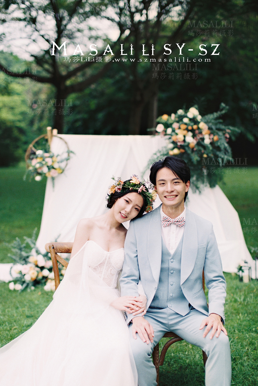 陈先生&刘小姐夫妇电影胶片婚纱照                               菲林婚纱摄影创意婚纱照