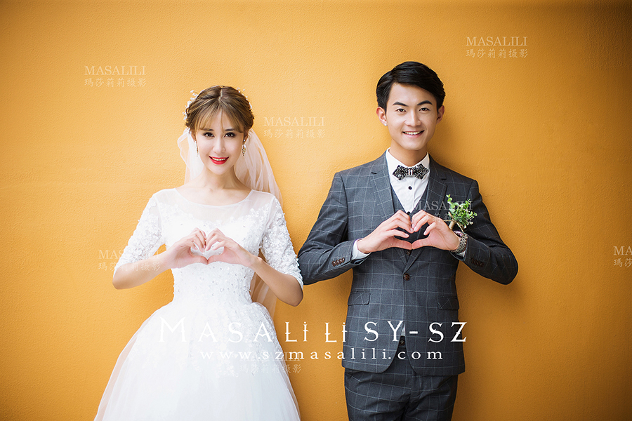 江小姐&李先生夫妇                                  欧式简约婚纱照