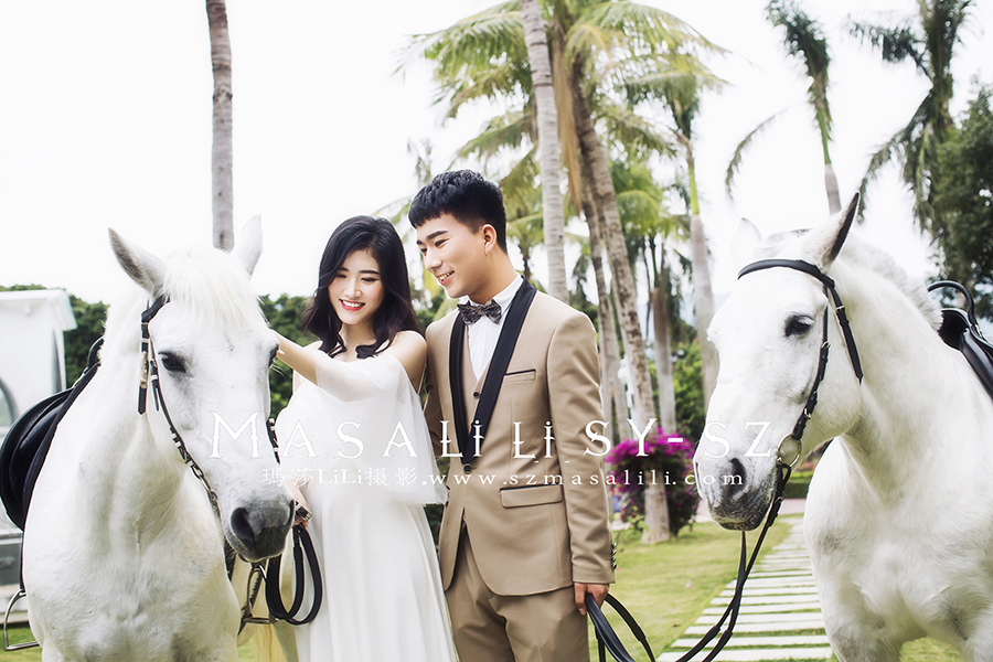何先生&黄小姐夫妇幸福婚纱照旅拍马场森系婚纱照深圳婚纱摄影瑪莎lili出品