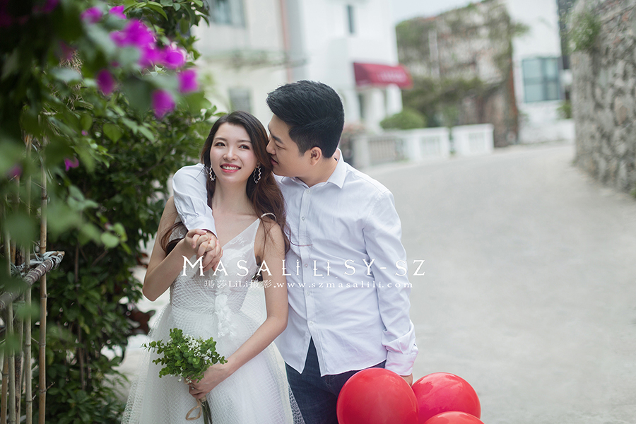 张先生&刘小姐夫妇浪漫婚纱照清新旅拍风婚纱照深圳婚纱摄影玛莎莉莉出品