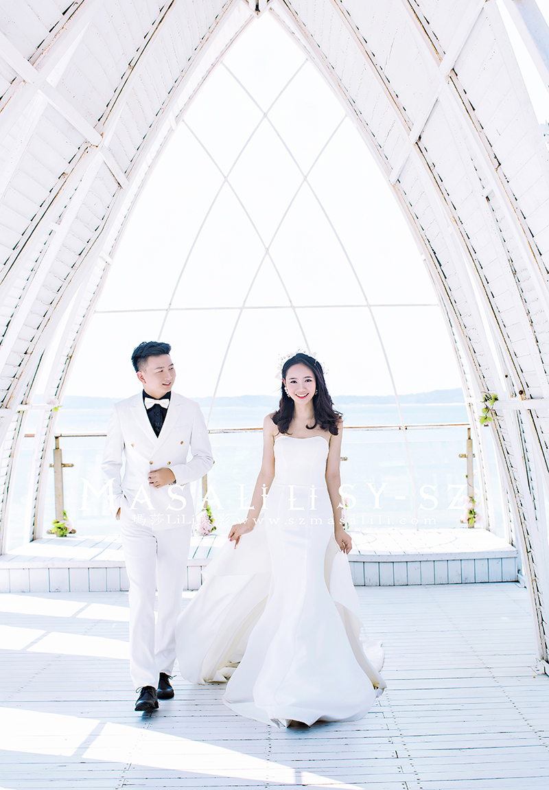 谢先生&陈小姐夫妇幸福浪漫小清新婚纱照                                    深圳婚纱摄影工作室瑪莎LiLi出品                    