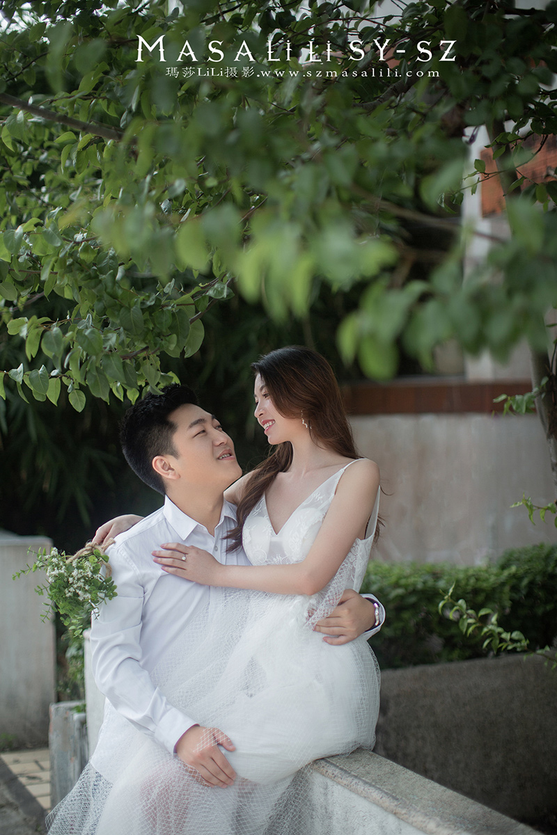 张先生&刘小姐夫妇浪漫婚纱照清新旅拍风婚纱照深圳婚纱摄影玛莎莉莉出品
