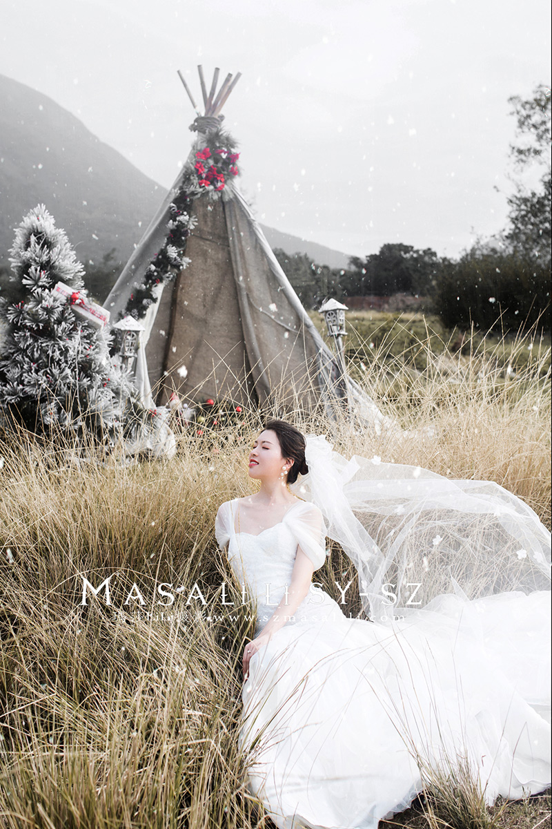 张先生&刘小姐夫妇浪漫婚纱照旅拍青青牧场婚纱照深圳婚纱摄影工作室瑪莎lili出品
