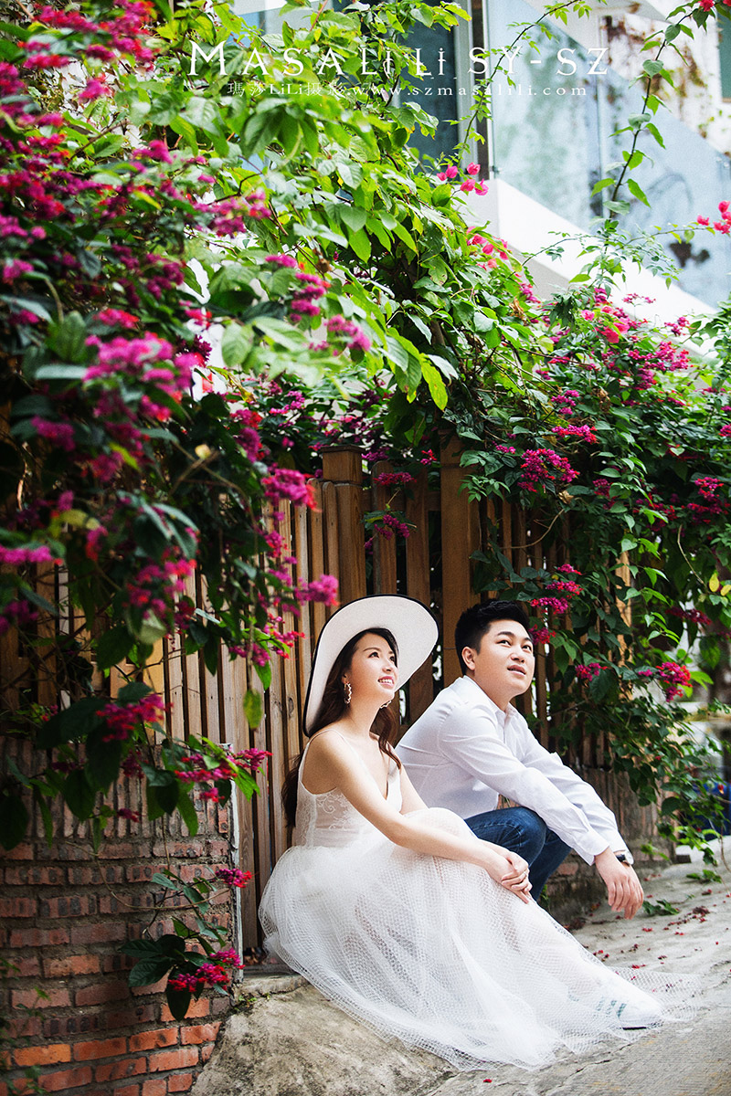 张先生&刘小姐夫妇浪漫婚纱照清新旅拍风婚纱照深圳婚纱摄影玛莎莉莉出品
