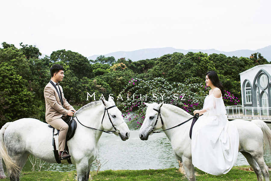 何先生&黄小姐夫妇幸福婚纱照旅拍马场森系婚纱照深圳婚纱摄影瑪莎lili出品