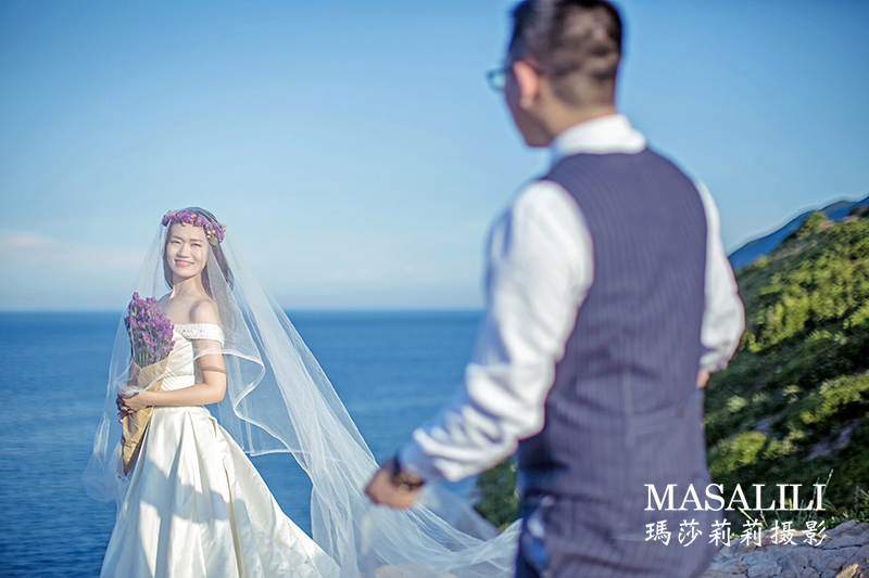 侯先生&董小姐海角七号线路                                                                                                                                                                                               鱼美人海滩夕阳婚纱照