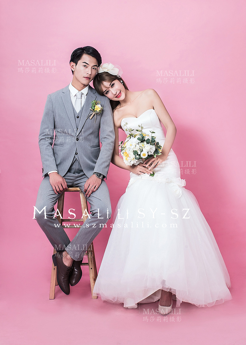 江小姐&李先生夫妇                                       内景婚纱照
