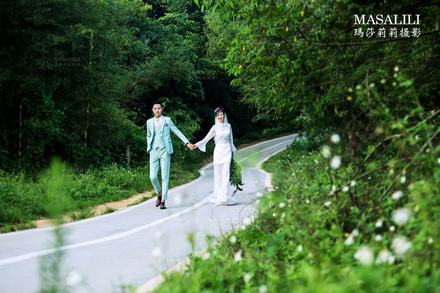 钟先生夫妇小清新旅拍风婚纱照 深圳婚纱摄影瑪莎LILi出品