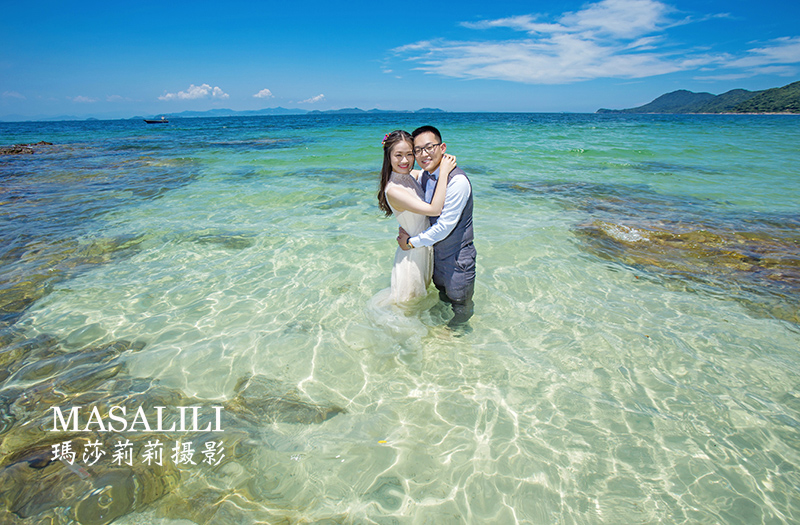 侯先生&董小姐海角七号线路                                                                                                                                                                                               鱼美人海滩夕阳婚纱照