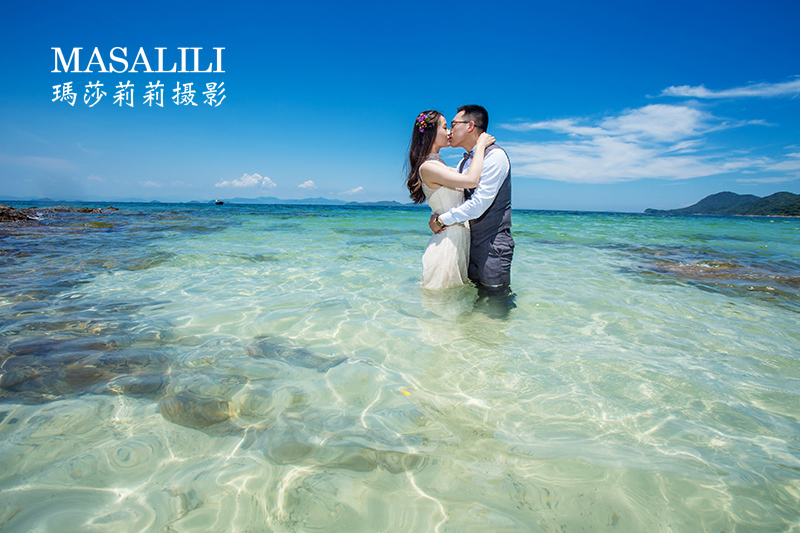 侯先生&董小姐海角七号线路                                                                                                                                                                                               鱼美人海滩夕阳婚纱照