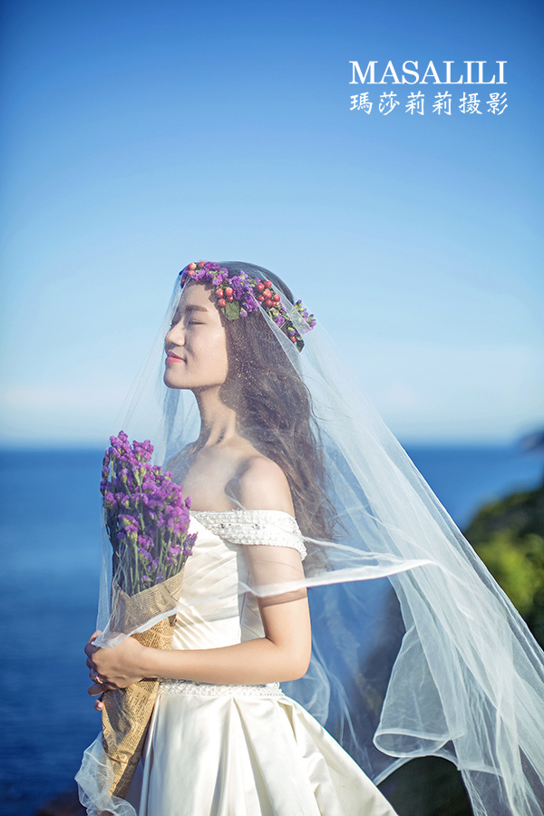侯先生&董小姐海角七号线路                                                                                                                                                                                               鱼美人海滩夕阳婚纱照