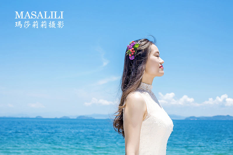 侯先生&董小姐海角七号线路                                                                                                                                                                                               鱼美人海滩夕阳婚纱照