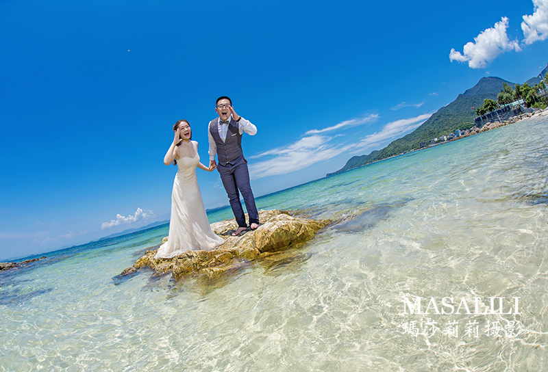 侯先生&董小姐海角七号线路                                                                                                                                                                                               鱼美人海滩夕阳婚纱照