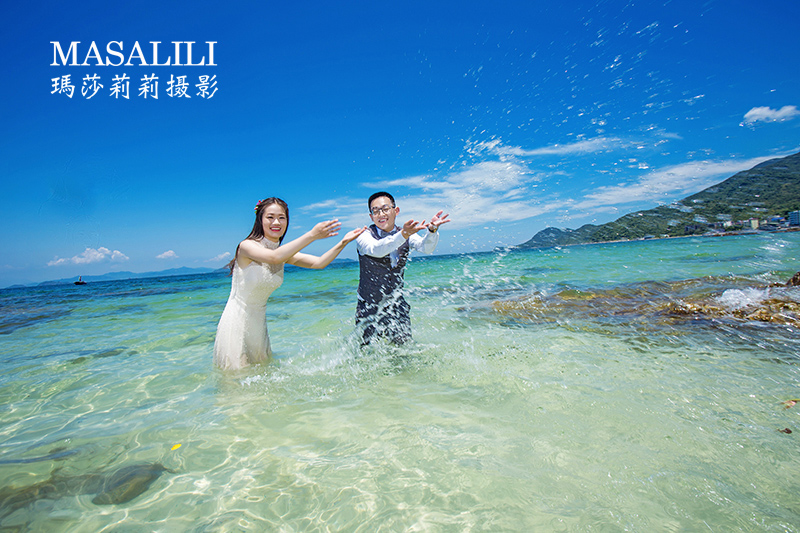 侯先生&董小姐海角七号线路                                                                                                                                                                                               鱼美人海滩夕阳婚纱照