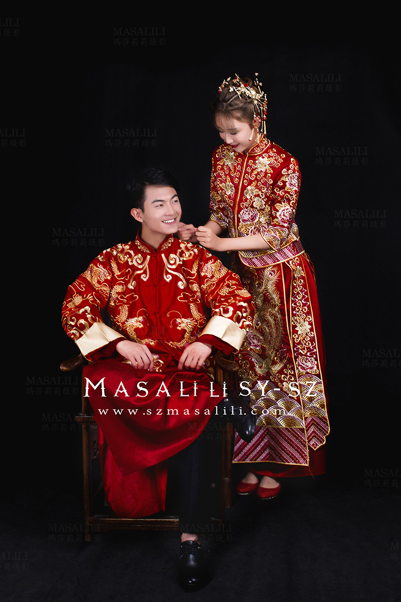 江小姐&李先生夫妇                                       内景婚纱照