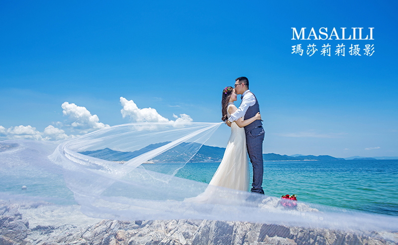 侯先生&董小姐海角七号线路                                                                                                                                                                                               鱼美人海滩夕阳婚纱照