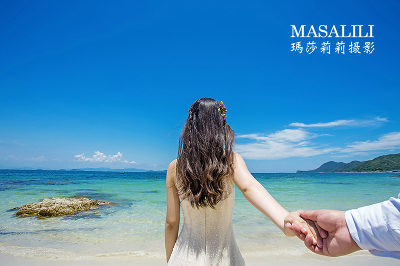 侯先生&董小姐海角七号线路                                                                                                                                                                                               鱼美人海滩夕阳婚纱照