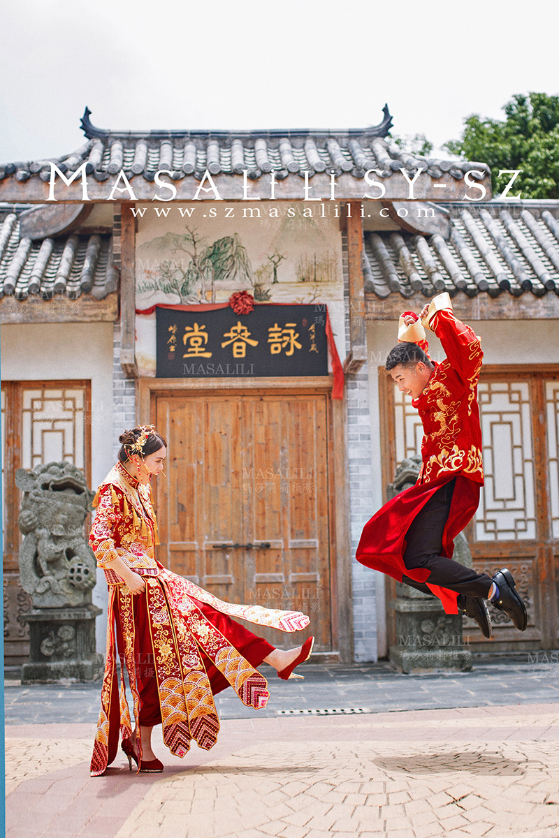 朱小姐夫妇／唯美大气花田游艇婚纱照                          旅游婚纱摄影瑪莎LiLi出品