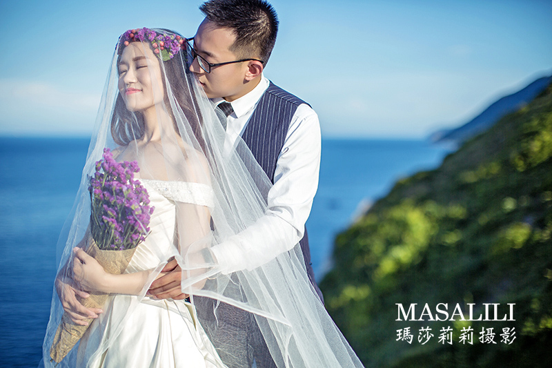 侯先生&董小姐海角七号线路                                                                                                                                                                                               鱼美人海滩夕阳婚纱照