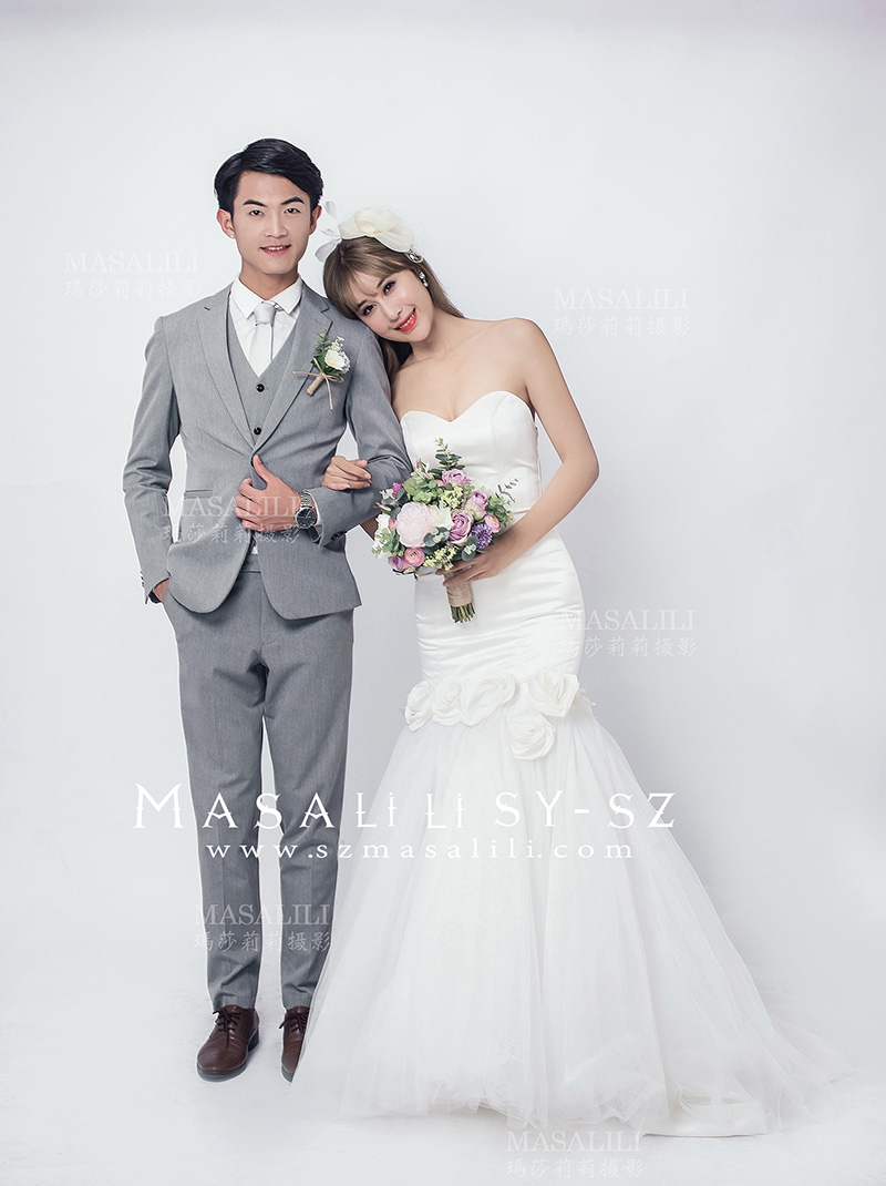 江小姐&李先生夫妇                                       内景婚纱照