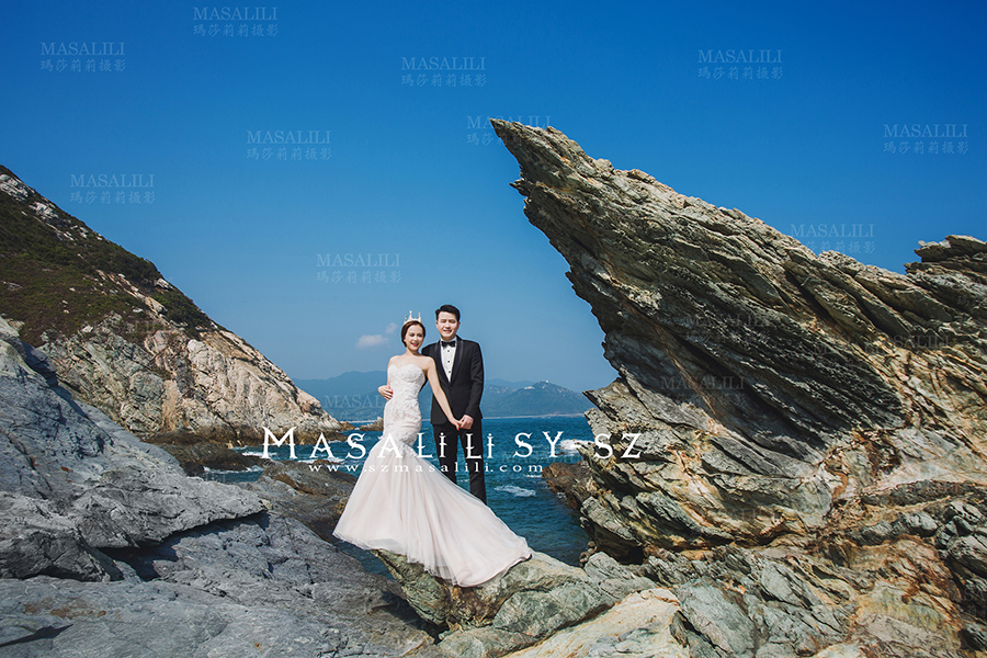 王先生&陆小姐夫妇幸福浪漫婚纱照                      旅拍海景婚纱照深圳最美海岛婚纱照旅游婚纱摄影瑪莎莉莉出品