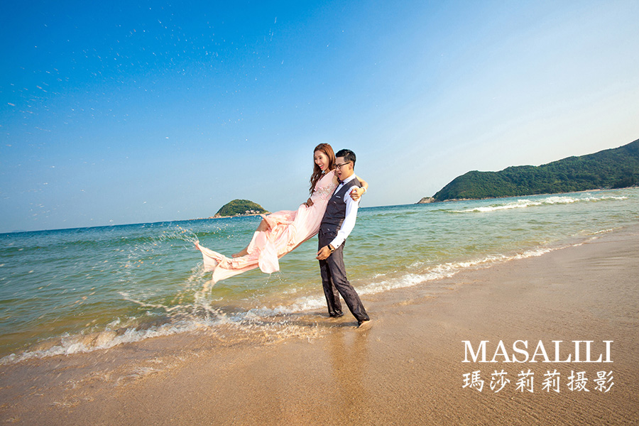 牧马庄园  西冲海岸线婚纱照